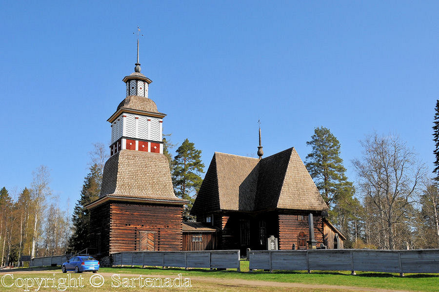 Old wooden church of Petajavesi